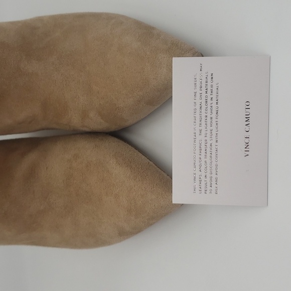 1215- Vince Camuto Fimulie Studded Suede Boots Size 7.5 NWT - Picture 9 of 11